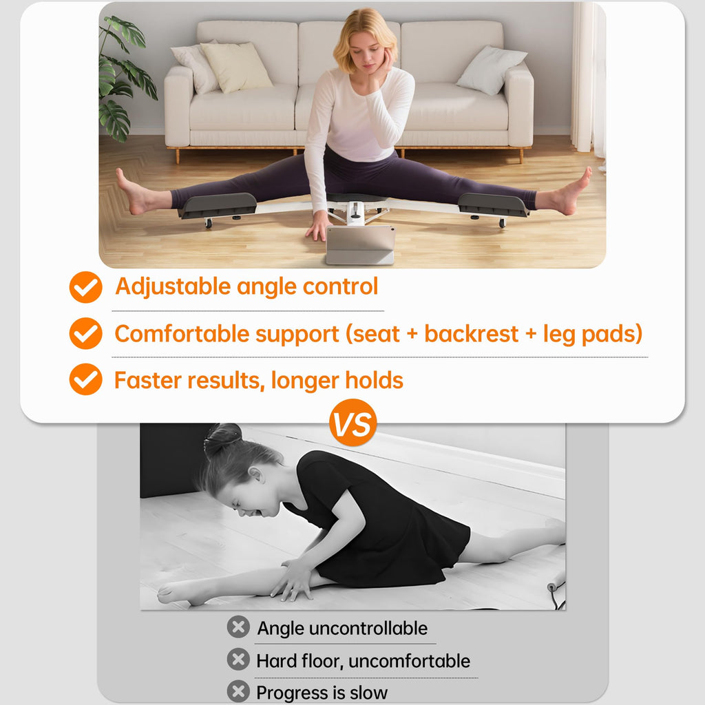 Split Machine, Leg Stretcher Machine to Improve Flexibility and Quality of Stretching, Equipment Suitable for Ballet, Cheerleading Dance, Gymnastics and Other Sports
