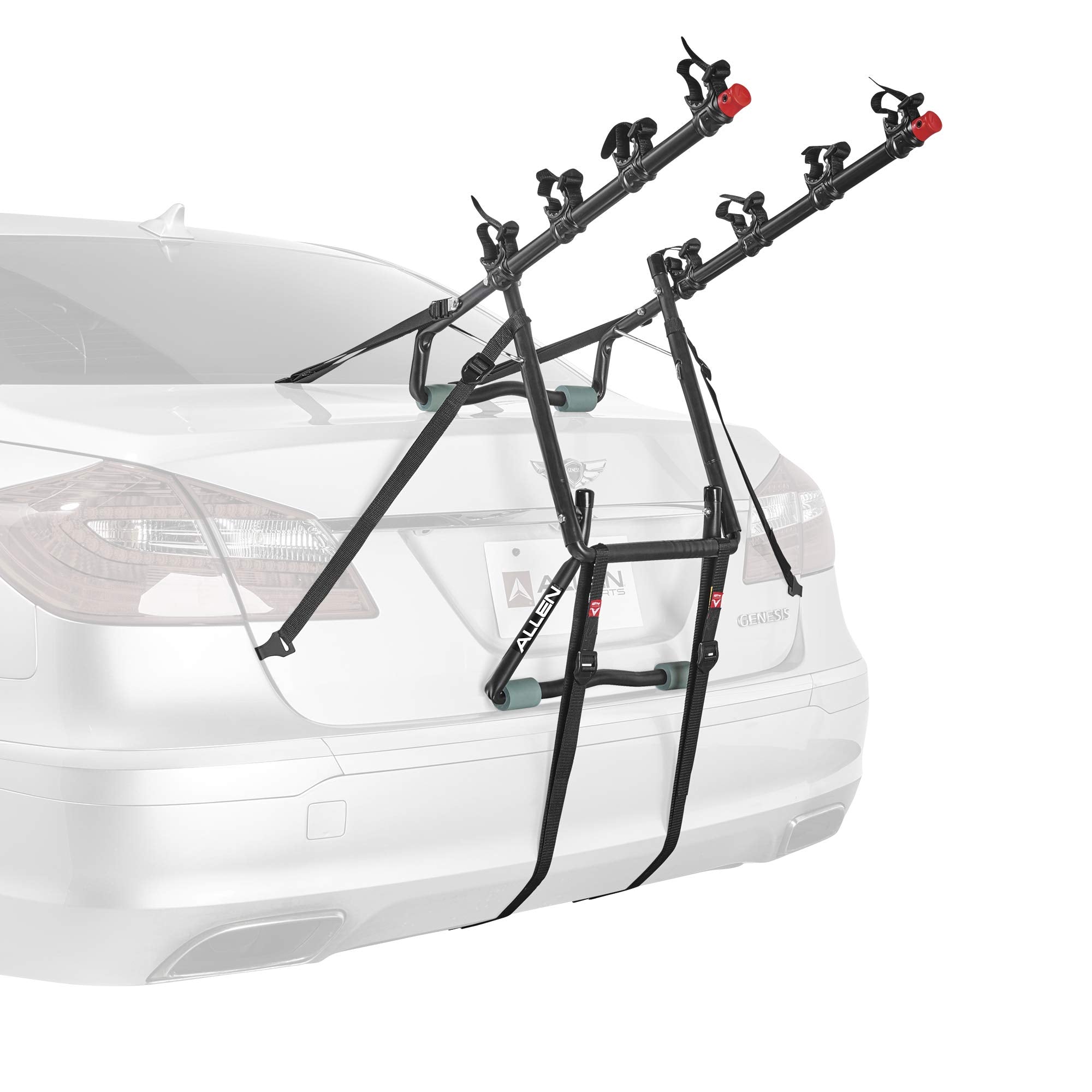 Allen Sports Deluxe 2-Bike Trunk Mount Rack, Model ZN102, Black