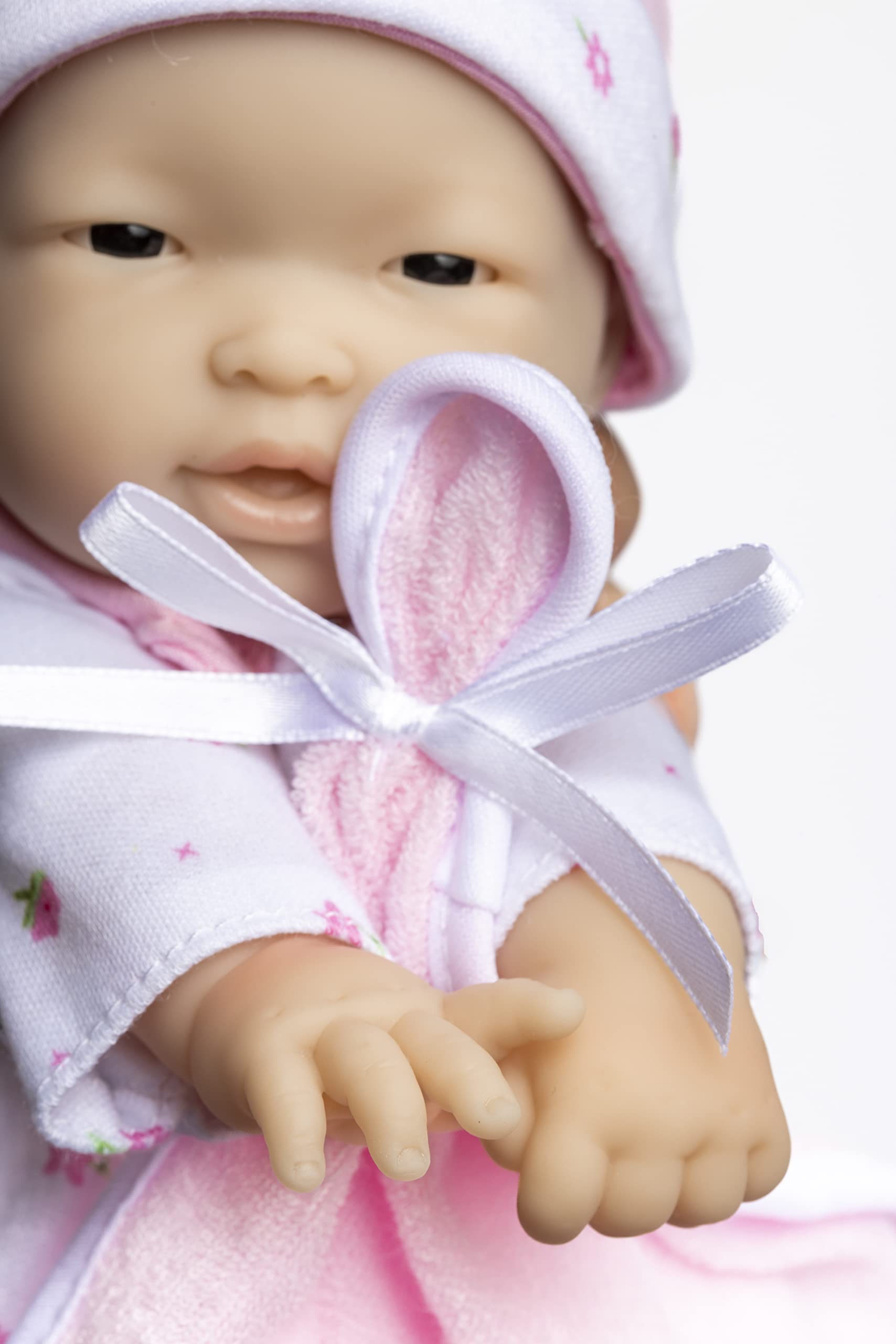 JC Toys La Baby Caucasian Baby Doll Set – 11 Inch Soft Body Doll with Accessories Including a Removable Blue Outfit – Small Baby Doll Toy for Children 12 Months and Older