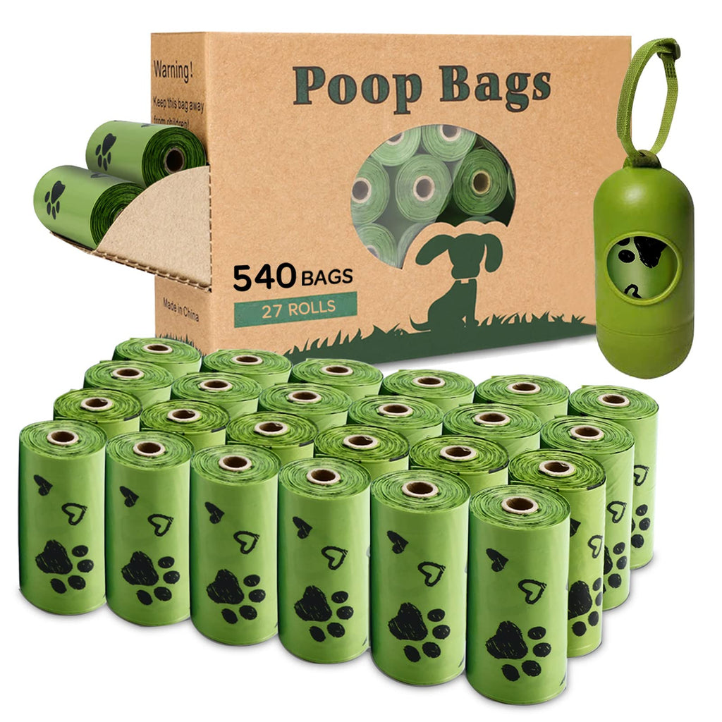 Yingdelai Dog Poop Bags 280 Counts: Extra Thick LeakProof Waste Bag with Dispenser for Doggy (Scented)