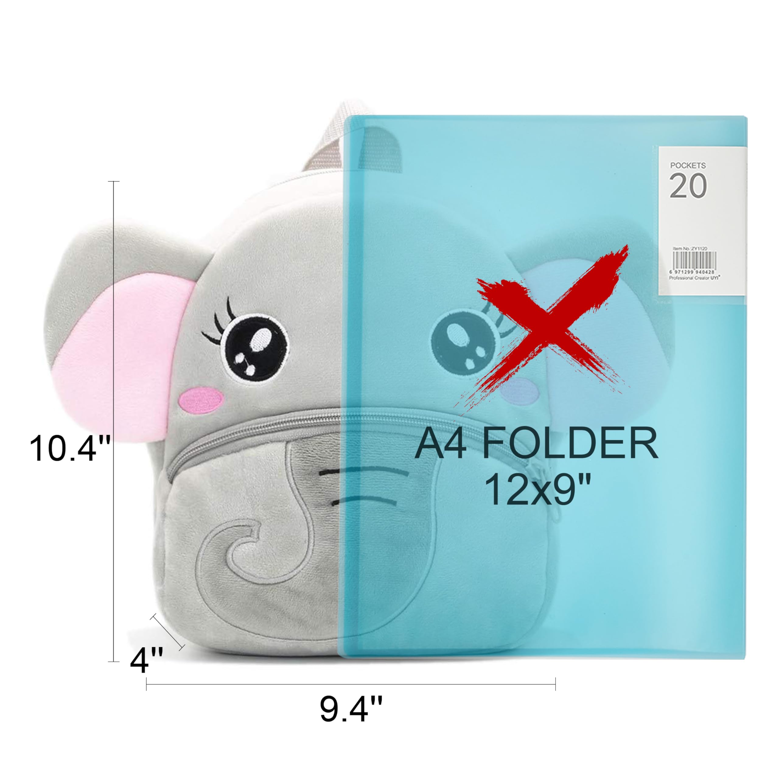 NICE CHOICE Cute Toddler Backpack Toddler Bag Plush Animal Cartoon Mini Travel Bag for Baby Girl Boy 2-6 Years(BB Unicorn)