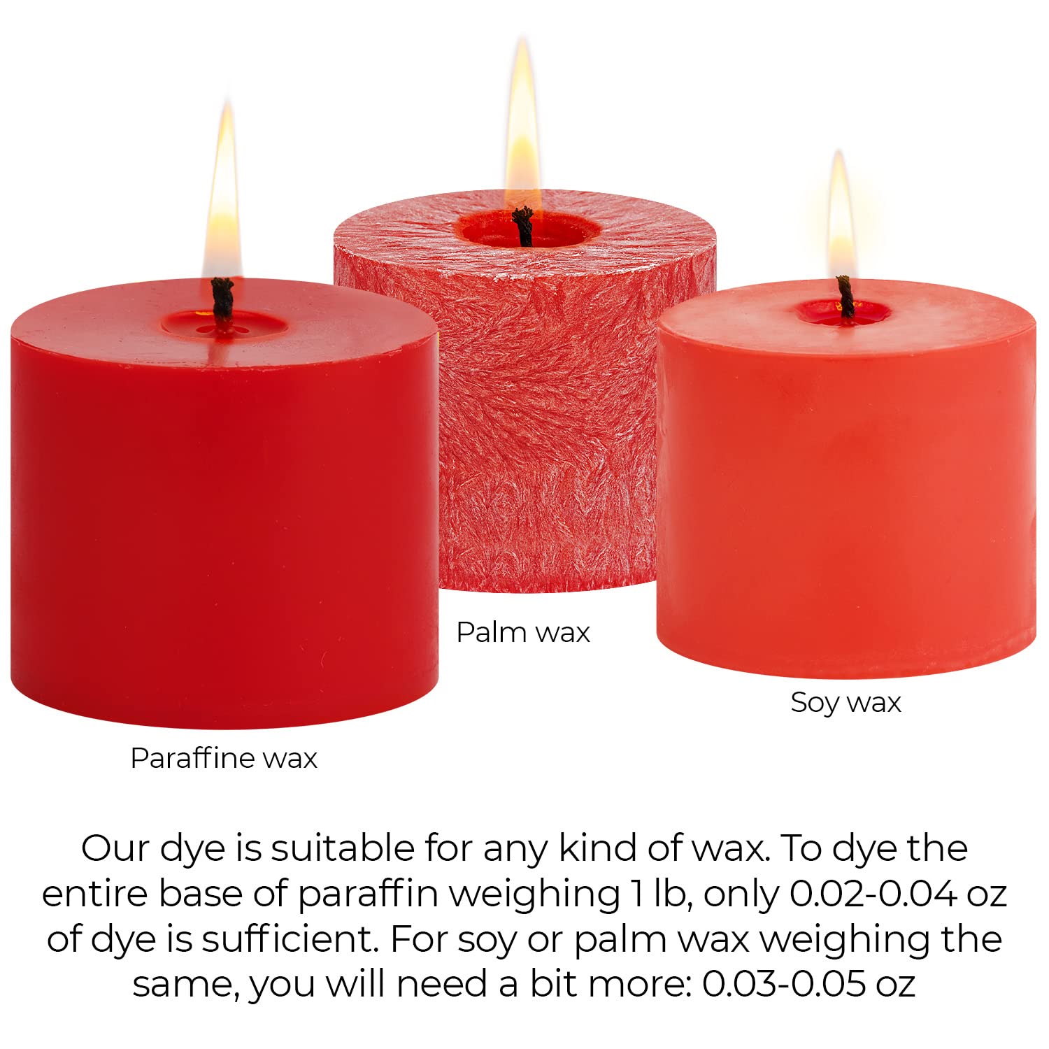 Liquid Candle Wax Dye for Soy Candle Making - 16 Popular Candle Dye Coloring Set - Premium Liquid Candle Wax Coloring - Highly Concentrated Candle Colors