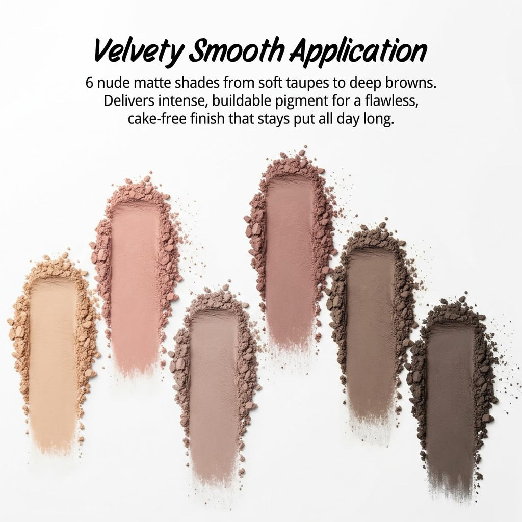Erinde 10 Colors Eyeshadow Palette Makeup - Matte Shimmer Glitter Eye Shadow Korean Makeup, Ultra-Blendable, High Pigmented, Natural-Looking, Peach Brown Eyeshadow Pallet with Brush, Peach Color