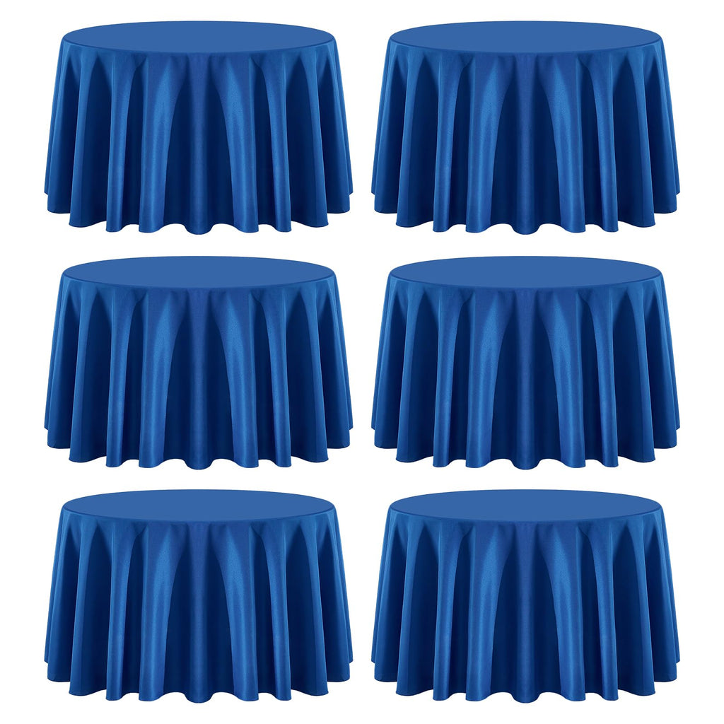 Round Tablecloth 2 Pack 90 Inch Black Tablecloths Washable Decorative Linen Polyester Table Clothes Cover for Dining Table Banquets Buffet Parties and Wedding