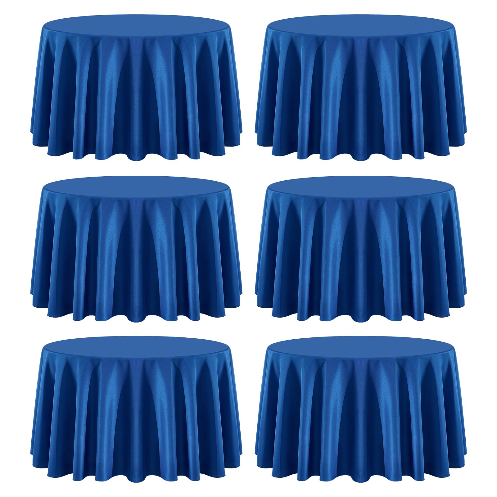 Round Tablecloth 2 Pack 90 Inch Black Tablecloths Washable Decorative Linen Polyester Table Clothes Cover for Dining Table Banquets Buffet Parties and Wedding