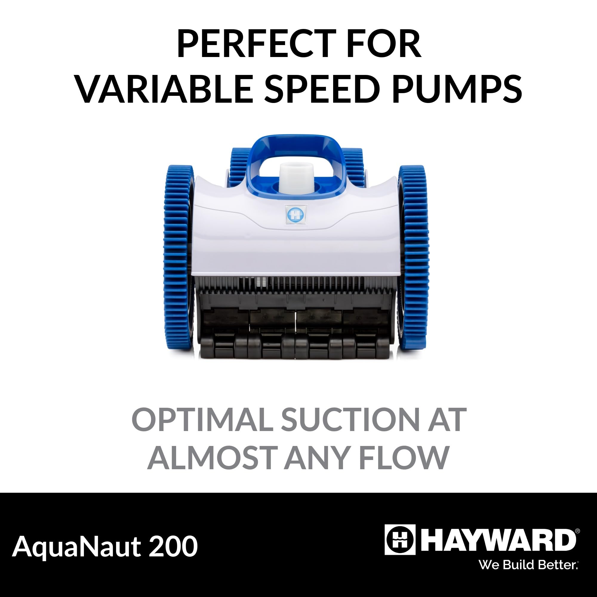 Hayward Aquanaut 200 Suction Pool Cleaner for In-Ground Pools up to 16 x 32 ft (Automatic Pool Vacuum) W3PHS21CST