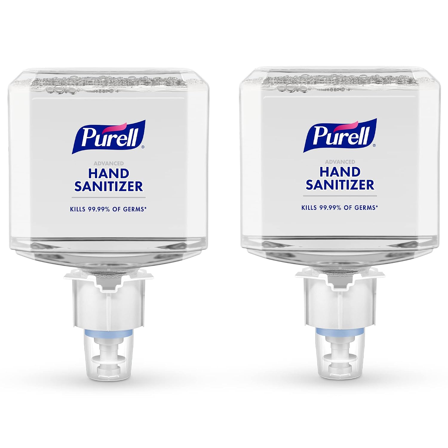 PURELL Brand Advanced Hand Sanitizer Foam, Clean Scent, 1200 mL Refill for PURELL ES6 Automatic Hand Sanitizer Dispenser (Pack of 2) - 6453-02