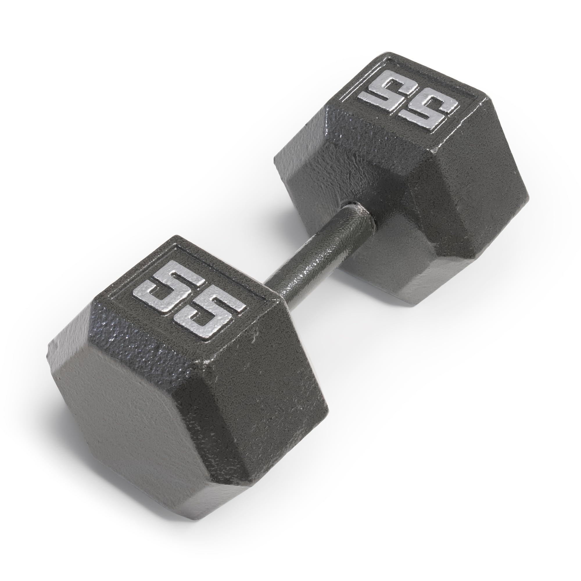 Marcy Cast Iron Hex Dumbbells Collection - Available size from 3-lb to 100-lb, SOLD INDIVIDUALLY