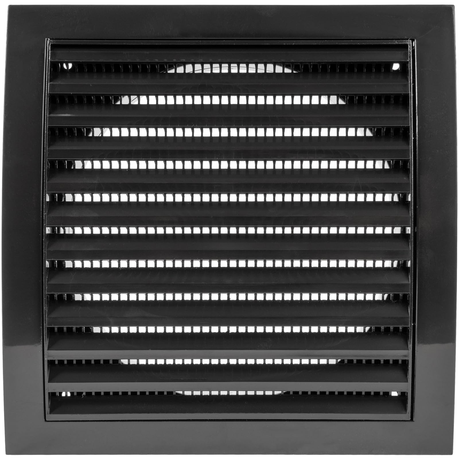 Repa Market 4 Inch Anthracite Dryer Vent Hood/Duct Cover for Walls or Ceiling/ABS Plastic Louvered Air Grille with Built-In Mesh Screen/Exhaust and Dryer Vent Covers for Indoor & Outdoor Use