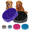 YINEYA 2PCS Anti-Choking Slow Feeder Dog Bowls Small Size Dog, Slow Feeder Cat Bowl, Supplies and Puzzle for Pet
