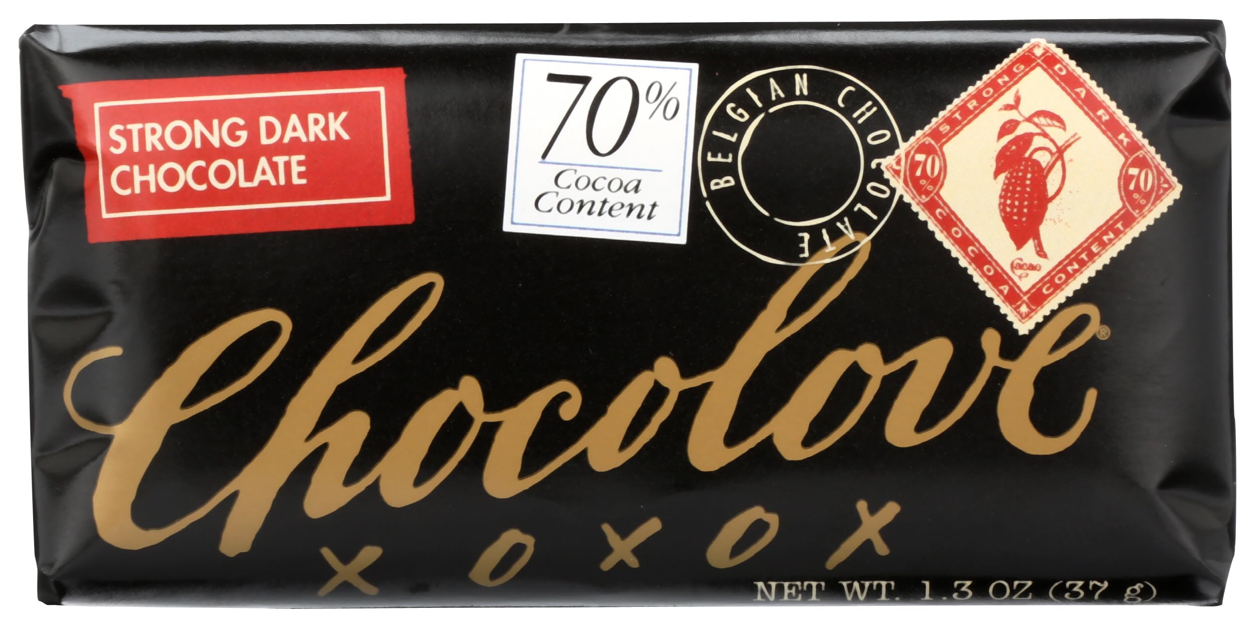 Chocolove Strong Dark Chocolate Mini, 1.3 oz