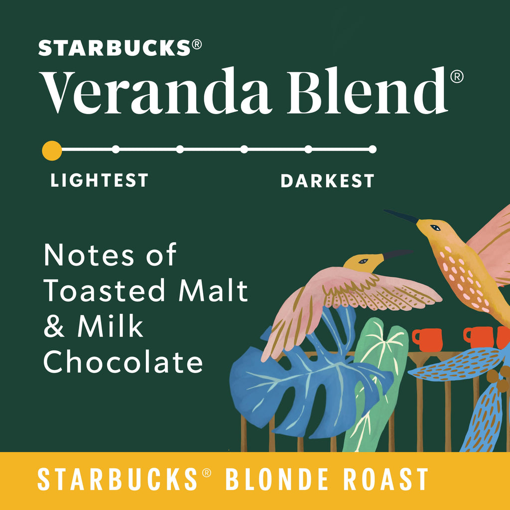 Starbucks K-Cup Coffee Pods, Starbucks Blonde Espresso Roast Hot or Iced Coffee, 22 Keurig Pods