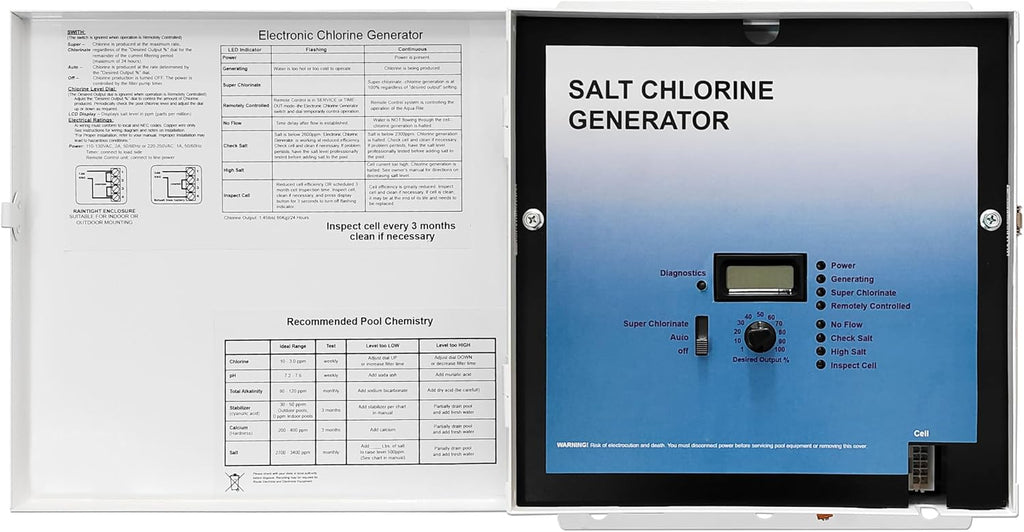 GLX-CTL-RITE Control Unit Replacement for Hayward Goldline Aqua Rite Unit | Compatible with T-3,T-9,T-15Cell,GLX-PCB-RITE Main Circuit Board,GLX-PCB-DSP Display Board,Electronic Salt Chlorine Generator