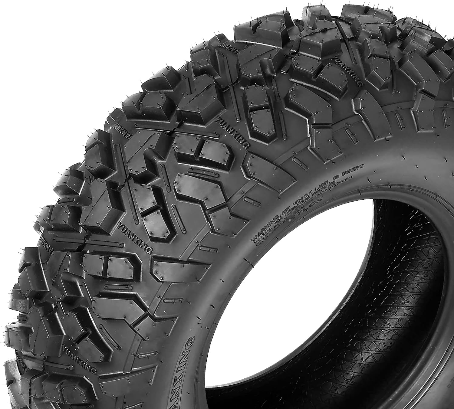 Weize ATV UTV all-terrain Tires 25x8-12 Front & 25x10-12 Rear, 6 PR, Set of 4