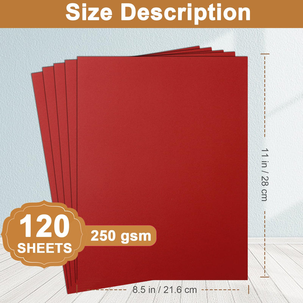 Silunkia 28 Sheets Black Cardstock 8.5 x 11 for Halloween, 250gsm/92lb Heavyweight Black Paper Card Stock for DIY Cards, Scrapbooking, Greeting Cards, Invitations, Party