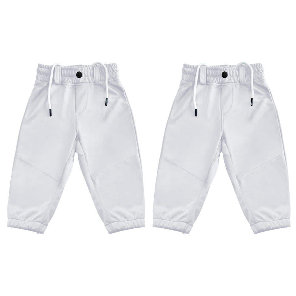 MIVEI 2T 3T 4T 5T to Youth Toddler Boys Knicker Baseball Pants Kids Tball Pants Gilrs Softball Practice Pant Pocket Belt Loop