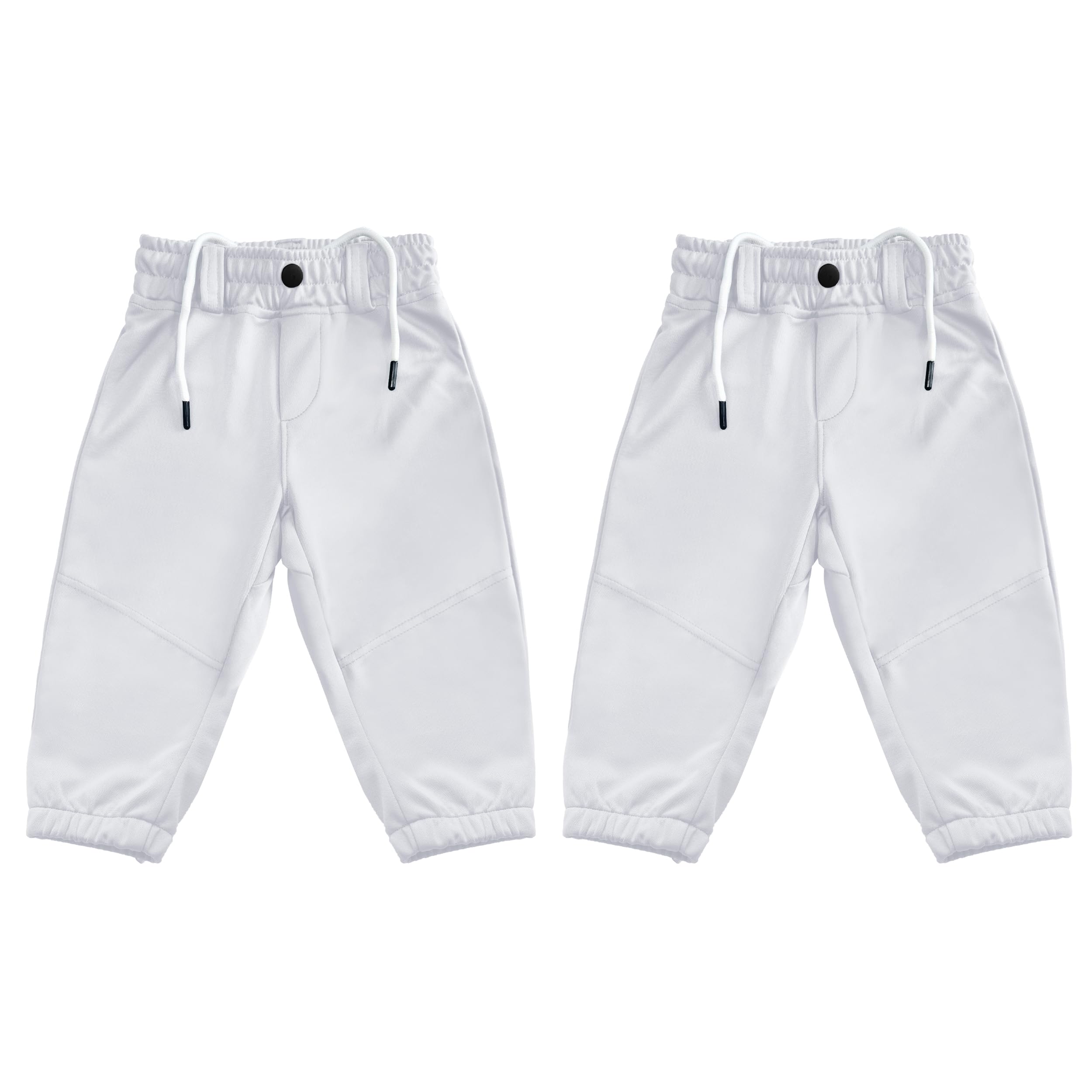 MIVEI 2T 3T 4T 5T to Youth Toddler Boys Knicker Baseball Pants Kids Tball Pants Gilrs Softball Practice Pant Pocket Belt Loop