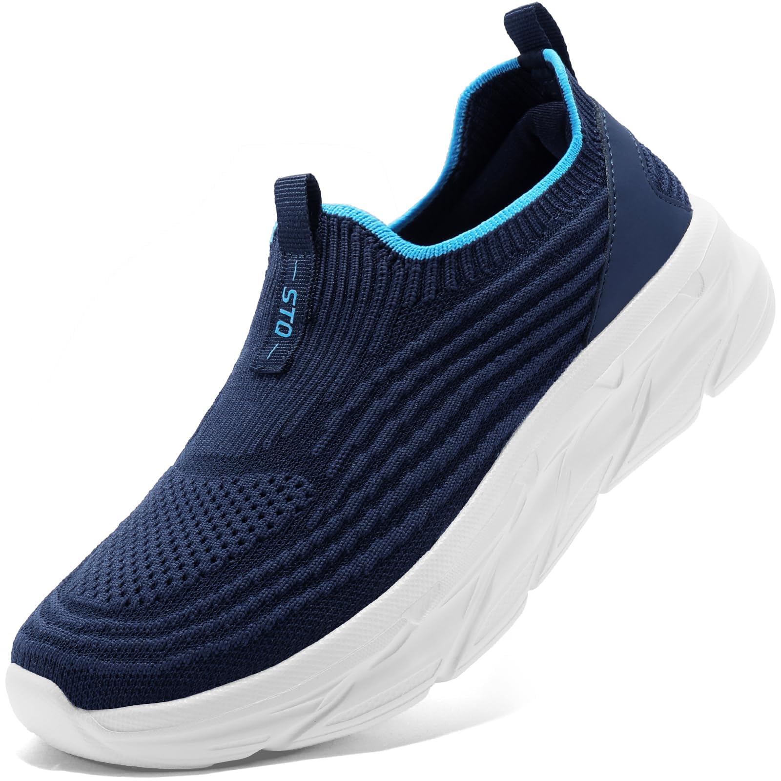 STQ Womens Walking Shoes Slip On Tennis Shoes Comfortable Lightweight Memory Foam Orthopedic Sneakers for Indoor Outdoor Gym Workout Sports