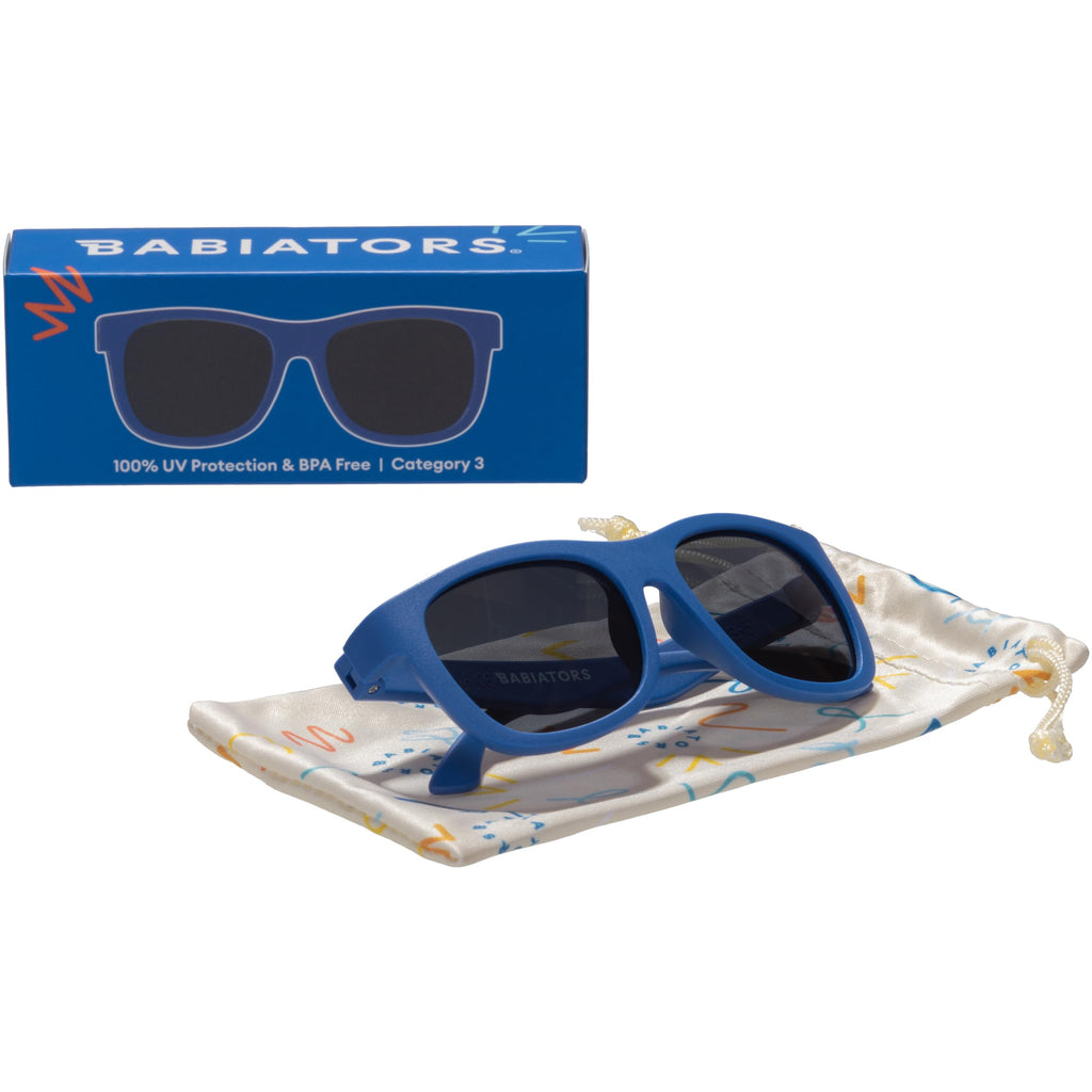 Babiators Original Navigator Baby & Toddler Sunglasses | 100% UV Protection, Shatter-Resistant, Flexible Rubber Frames