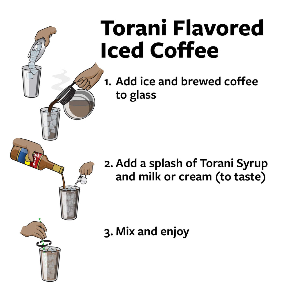 Torani Sugar Free Flavored Drink Syrup Coffee Favorites Variety Pack, Caramel, Peanut Butter Cup, Vanilla & Brown Sugar Cinnamon, 25.4 fl oz (Set of 4)