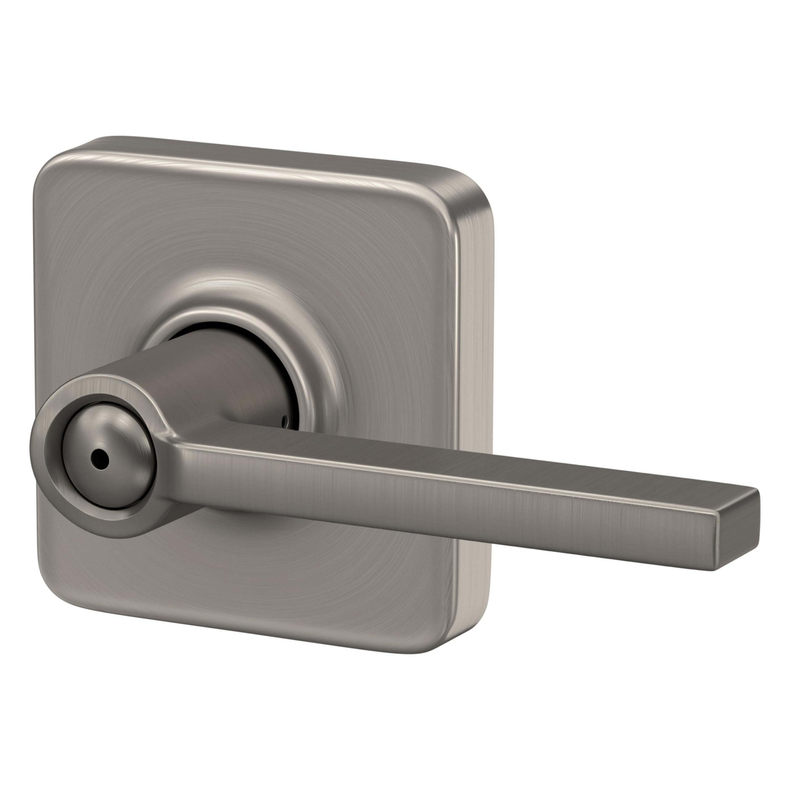 Schlage F10 LAT 716 Latitude Door Lever, Hall & Closet Passage Lock, Aged Bronze