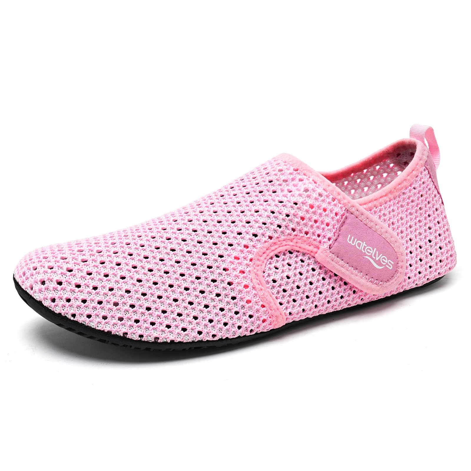 WateLves Water Shoes for Women Men Swim Beach Aqua Socks Quick Dry Barefoot House Slippers Travel Shoes with Adjustable Magic Tape for Pool Diving Boating Yoga Surf