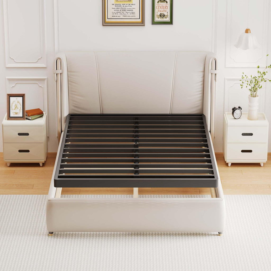 ROIL 10 Inch Twin Box Spring, Heavy Duty Metal Box Spring Mattress Foundation with Fabric Cover, 3500lbs Max Weight Capacity, Easy Assembly, Noise Free, Non-Slip