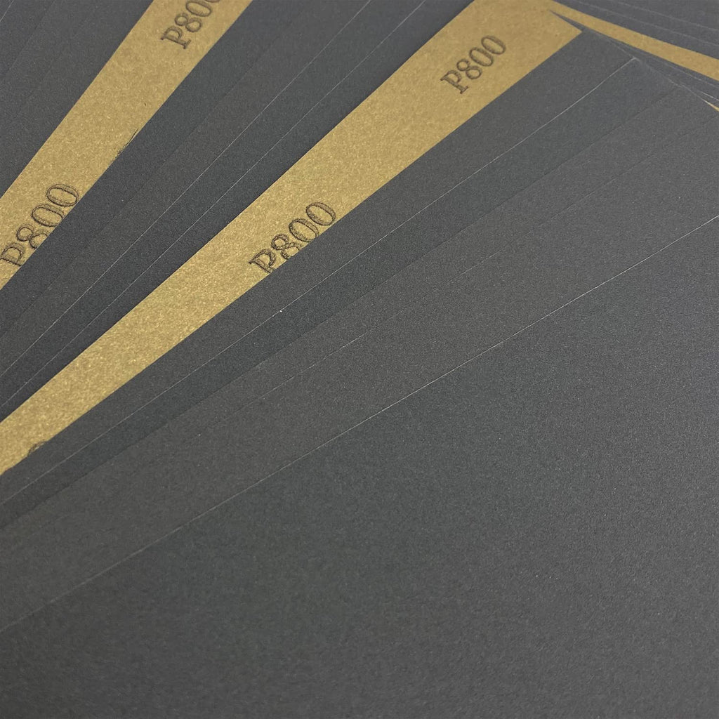80 Grit Wet Dry Sandpaper, 9 x 11 Inch Sanding Sheets, 10PCS Premium Silicon Carbide Sand Paper for Wood Metal Ceramic or Auto Polishing and Scratches Removing