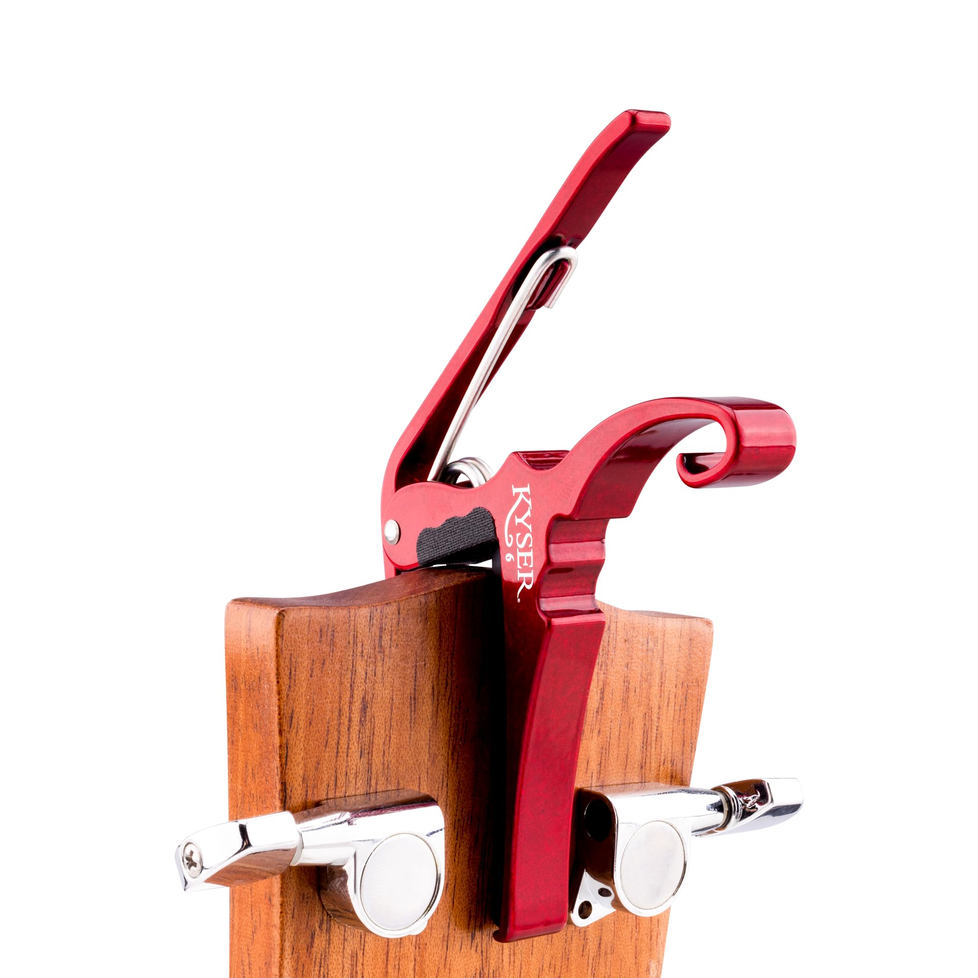 Kyser Musical Products Quick-Change Guitar Capo, KG6ABA, Abalone - For 6-String Acoustic Guitars, Made in USA, Quality, Strong, Lightweight, Quick & Easy Key Changes, Innovative, Perfect Fit