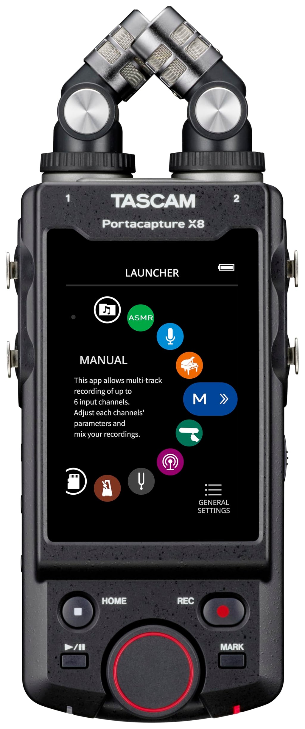 TASCAM Portacapture X6 32-bit Float Portable Audio Recorder, Field Recorder for Video, Music, Podcast, Voice, Podcasting