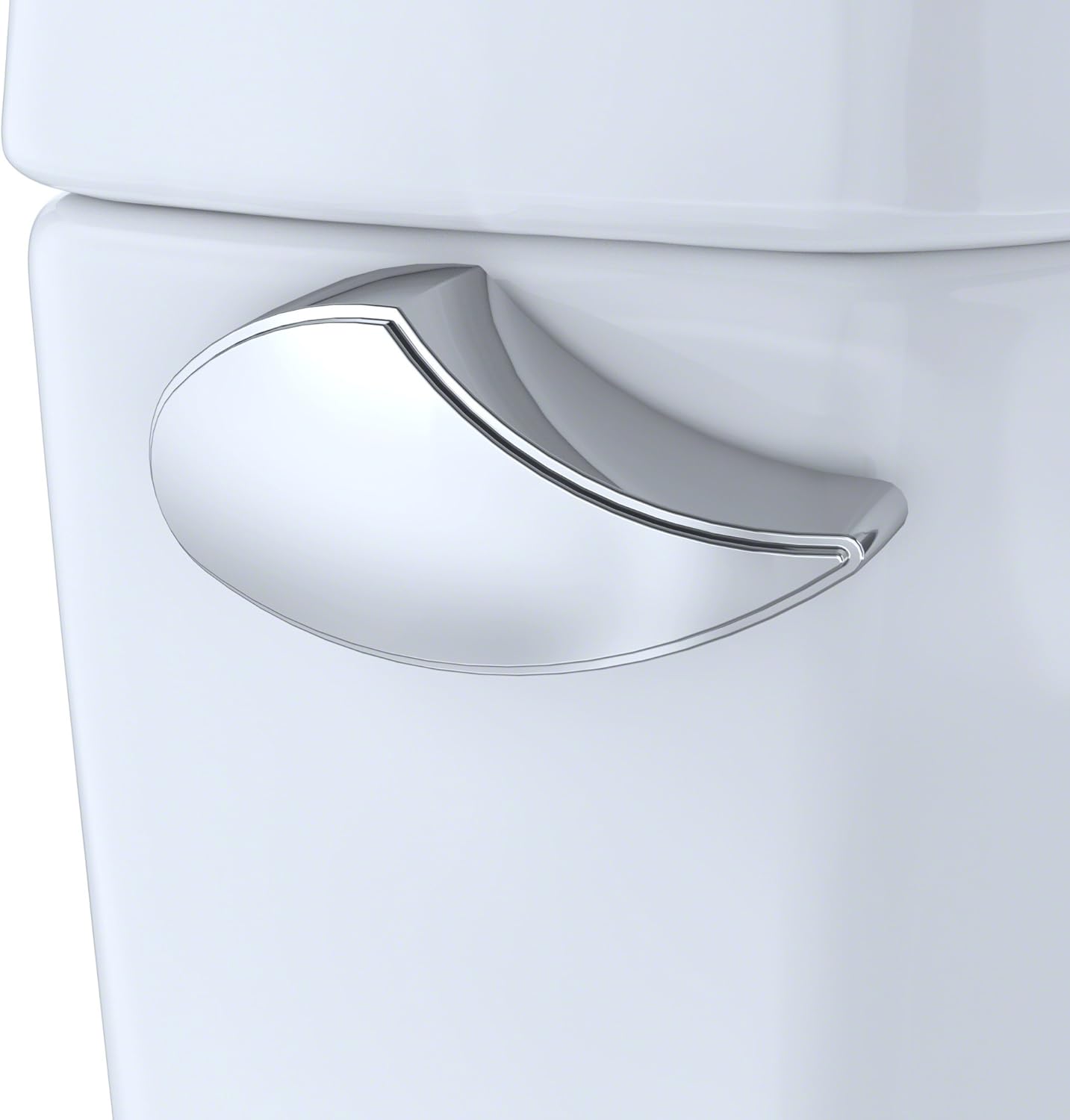 TOTO® Drake® Two-Piece Elongated 1.28 GPF Universal Height TORNADO FLUSH ® Toilet with 10 Inch Rough-In, CEFIONTECT®, and SoftClose® Seat, WASHLET®+ Ready, Cotton White - MS776124CEFG.10#01