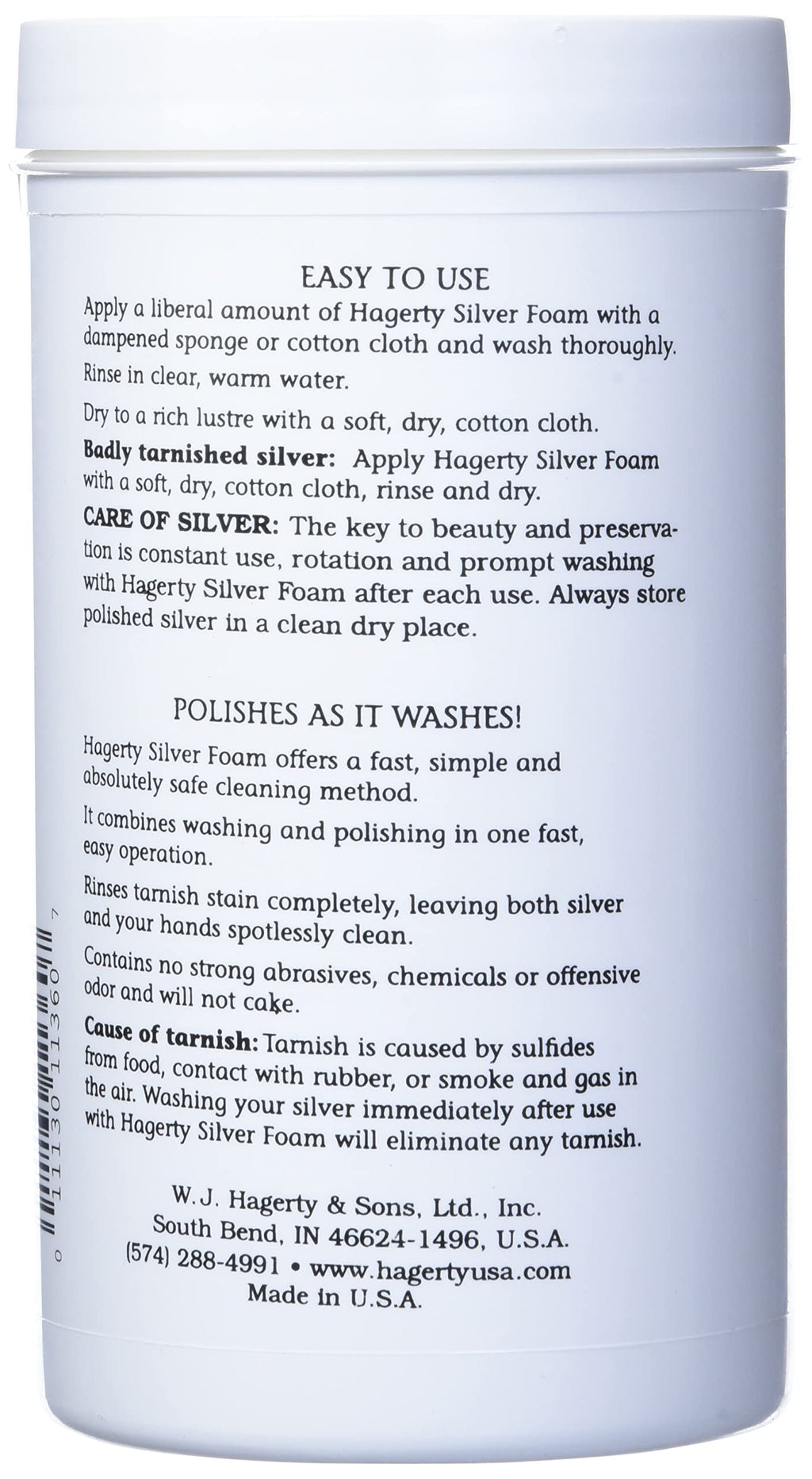 Hagerty 11070 8-Ounce Mild Silver Polish, White