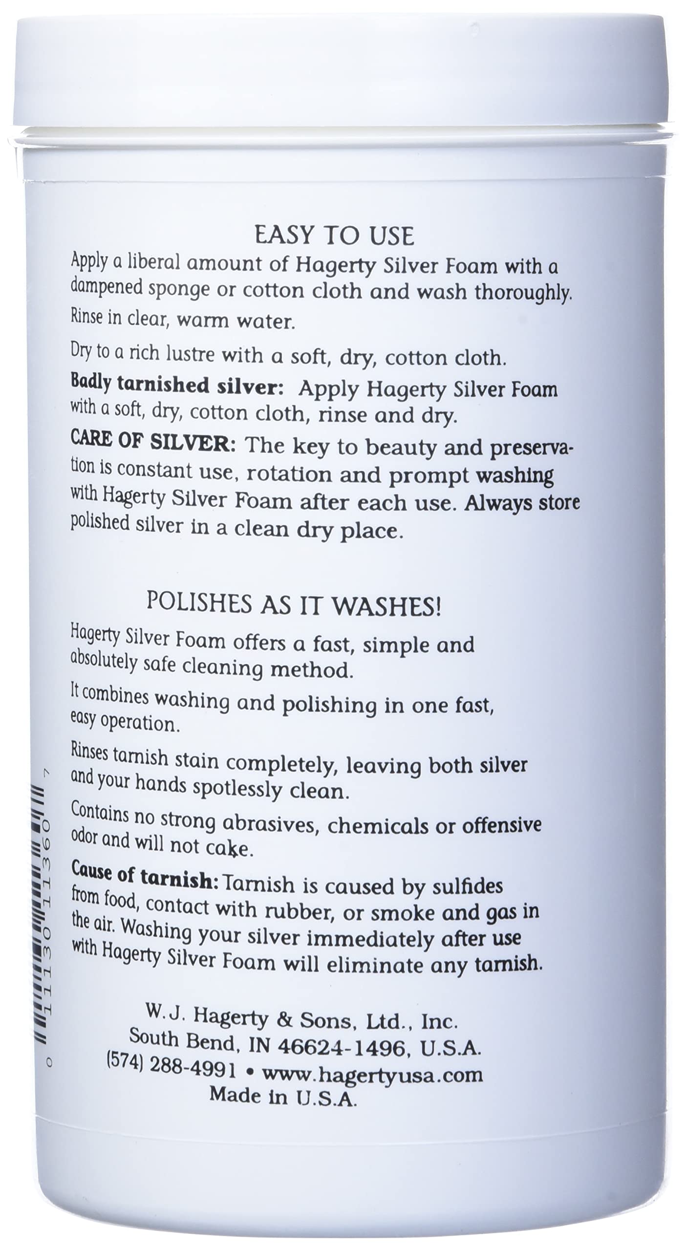 Hagerty 11070 8-Ounce Mild Silver Polish, White