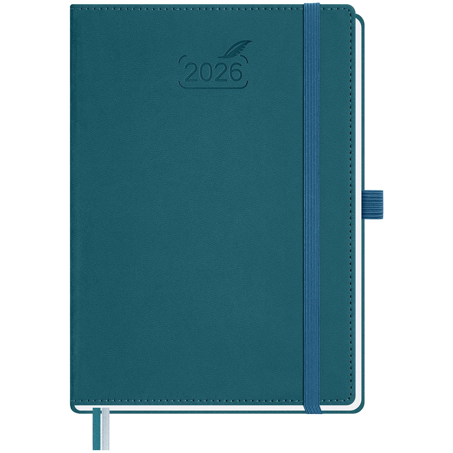 BEZEND Pocket Planner 2026-2027 Weekly and Monthly (3.5" x 6") 18 Months Small Academic Calendar (Jul 26-Dec 27) Ideal for Students, Work & Home, Storage Pocket, PU Leather Hardcover -Black