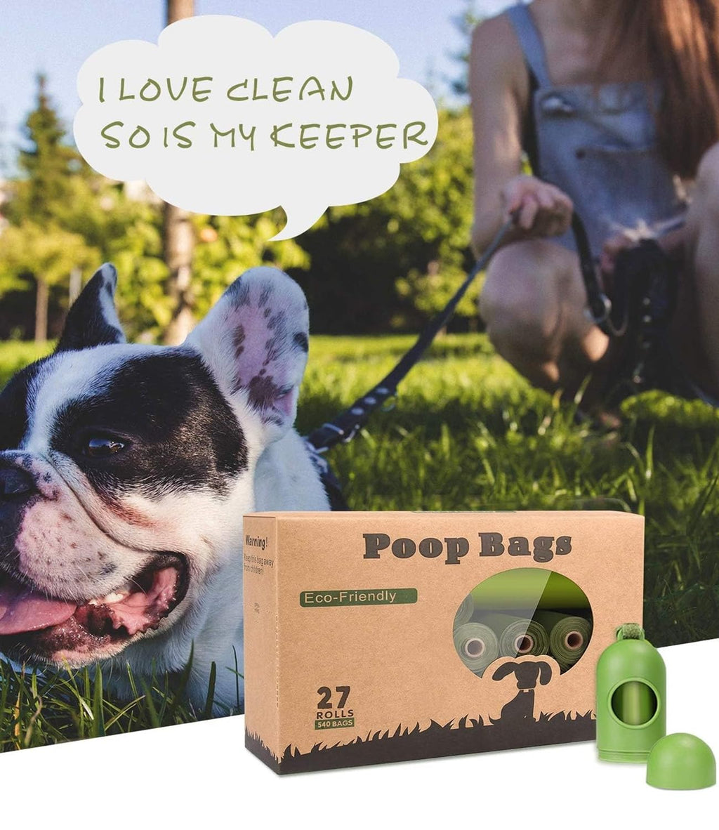 Yingdelai Dog Poop Bags 280 Counts: Extra Thick LeakProof Waste Bag with Dispenser for Doggy (Scented)