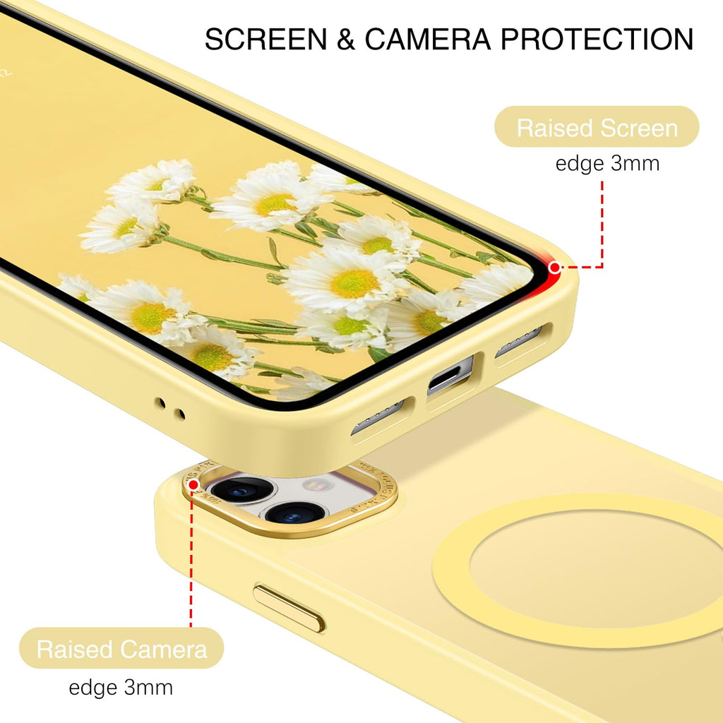BENTOBEN for iPhone 11 Phone Case, Phone case for iPhone 11 Magnetic Case [Compatible with Mag Safe] Translucent Matte Slim Shockproof Anti-Fingerprint Protective Cover for iPhone 11 6.1’’ Black