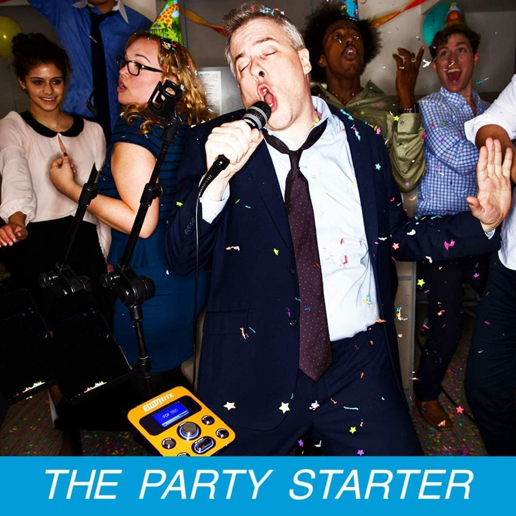 Singtrix Portable Karaoke Machine On Shark Tank, Kids & Adults, All-In-One Karaoke System, 350+Voice Effects & Autotuning, PA Speaker, Party Bundle, Karaoke Microphone, Use Free YouTube Karaoke Songs