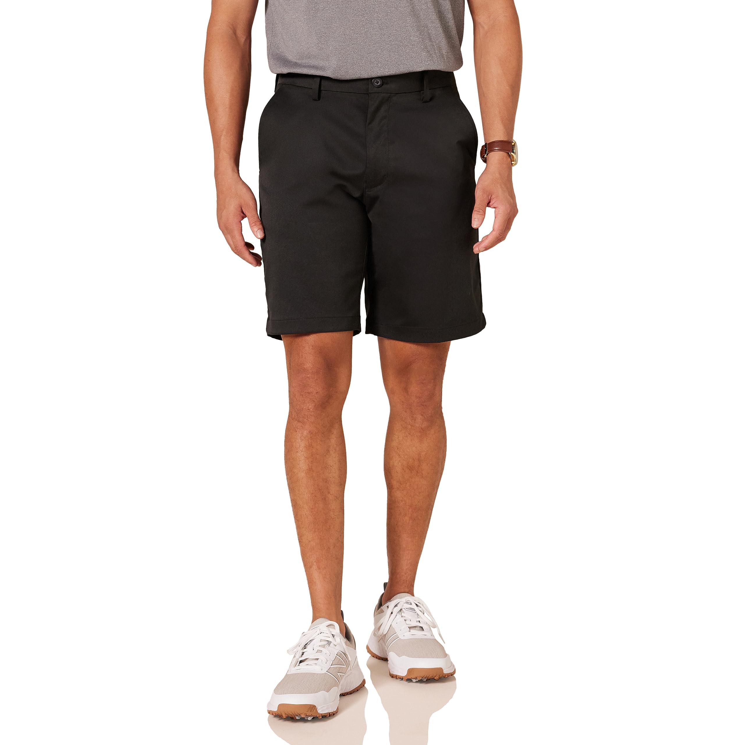 Amazon Essentials Men's Classic-Fit Stretch Golf Shorts with Moisture-Wicking, Active Waistband