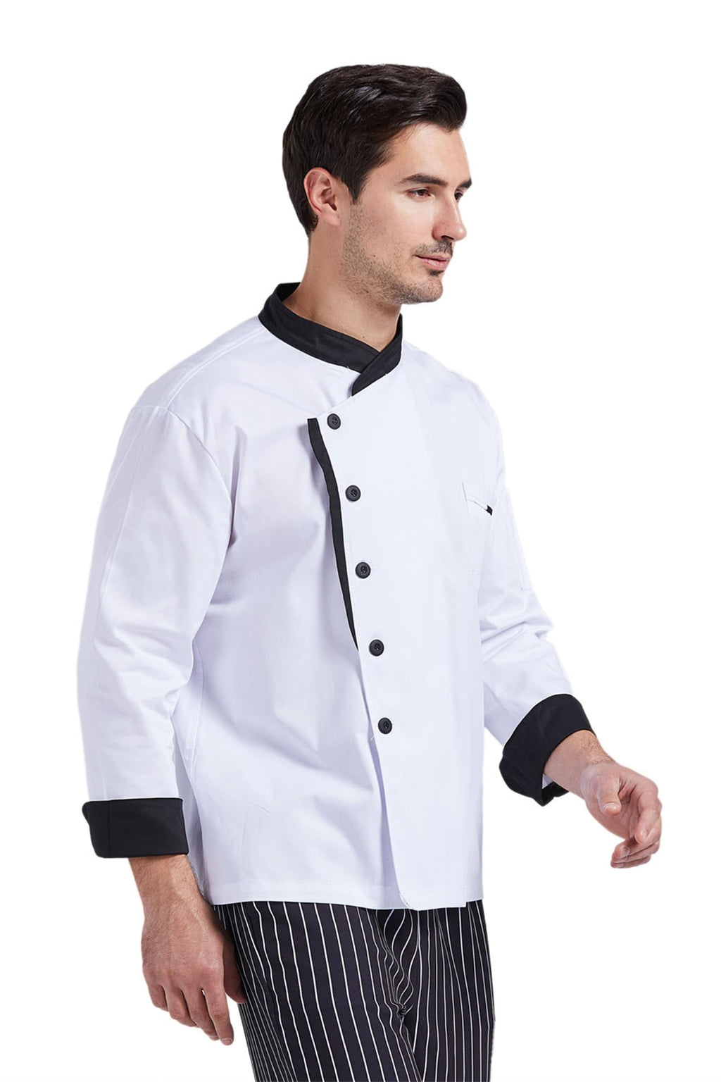 Nanxson Unisex Chef Jacket Men's Chef Coat Restaurant Kitchen Chef Uniform CFM0016