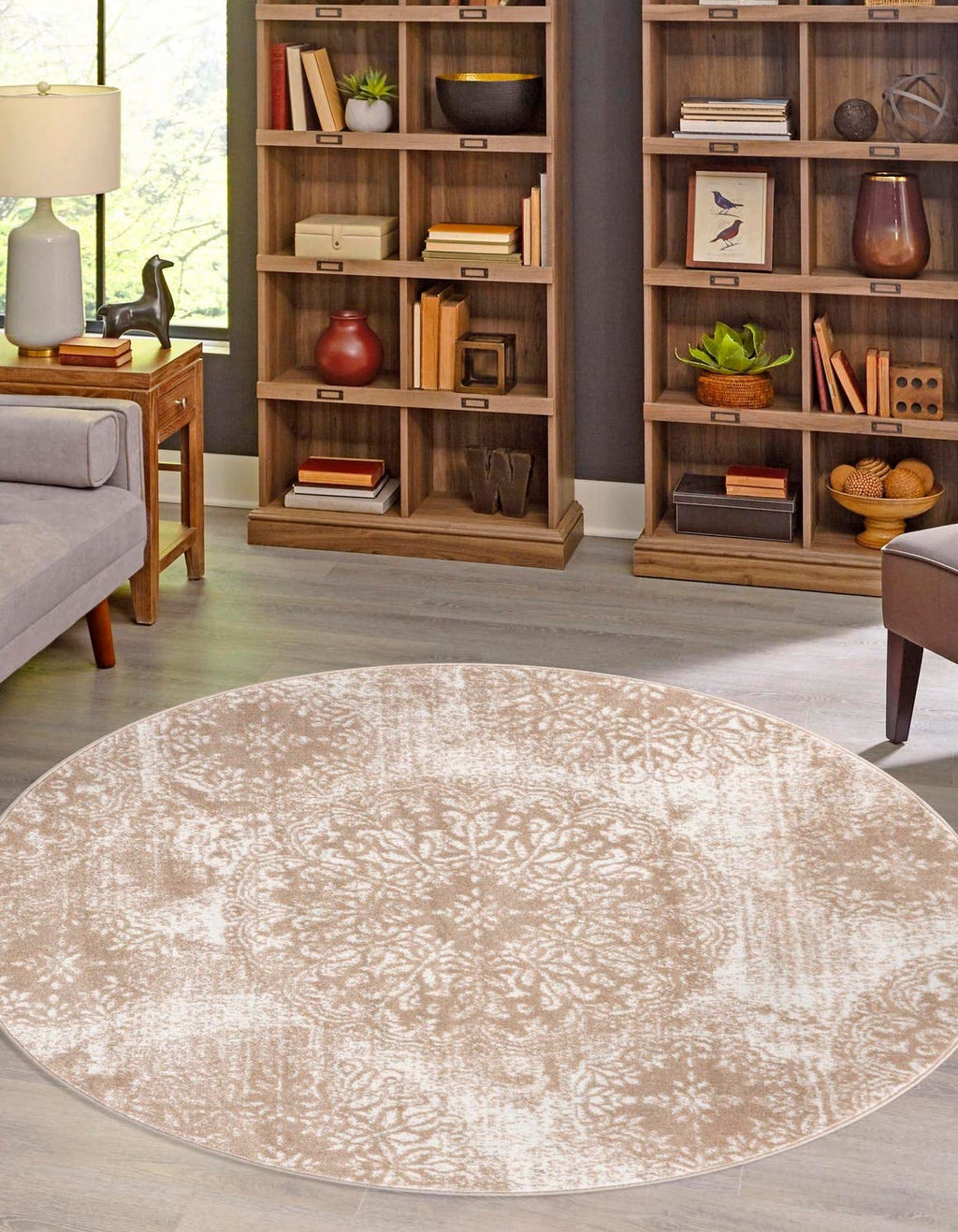 Unique Loom Sofia Collection Area Rug - Grand (2' 2" x 3' 1" Rectangle, Beige/ Ivory)