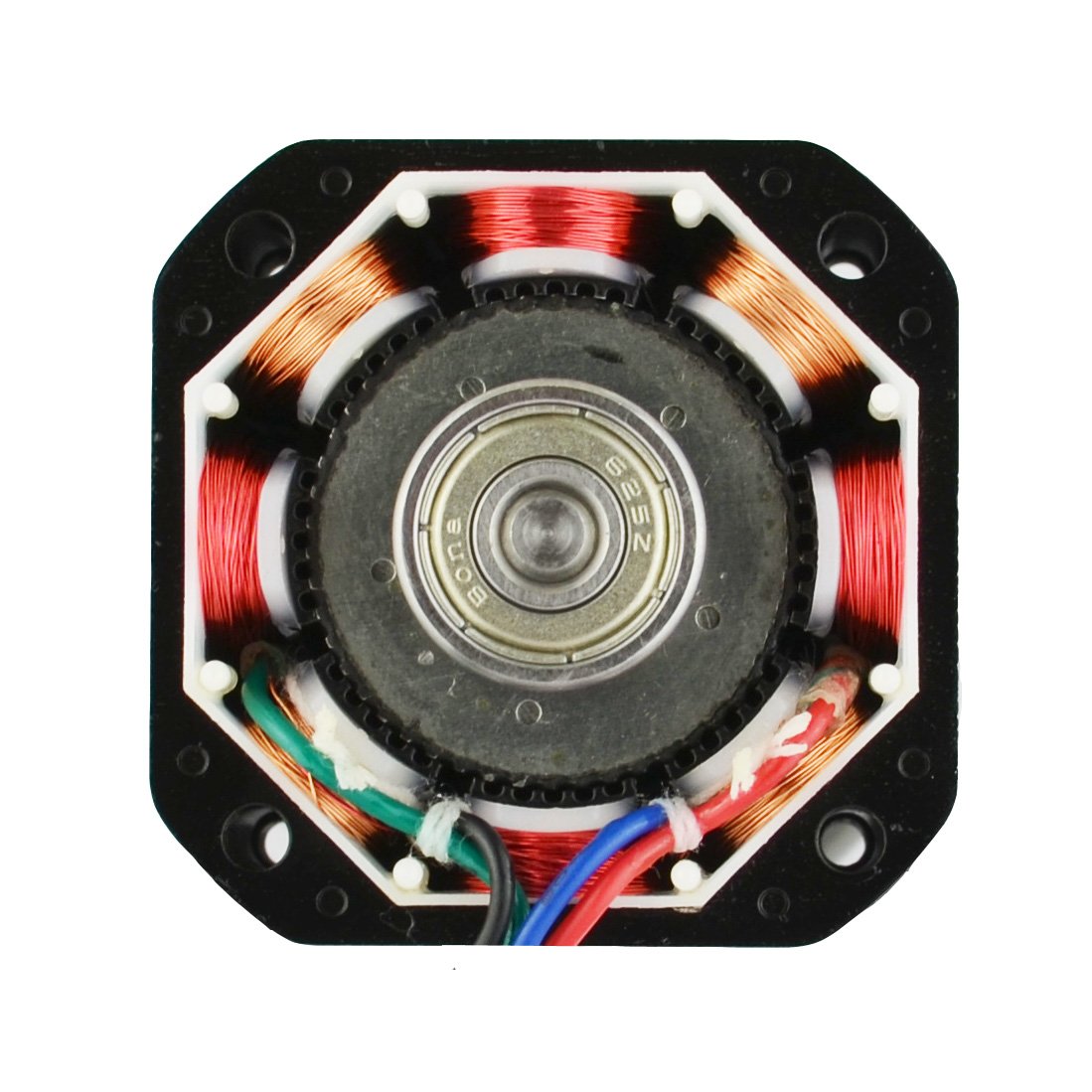STEPPERONLINE Nema 17 Stepper Motor Bipolar 2A 59Ncm(84oz.in) 48mm Body 4-Lead W/ 1m Cable and Connector Compatible with 3D Printer/CNC