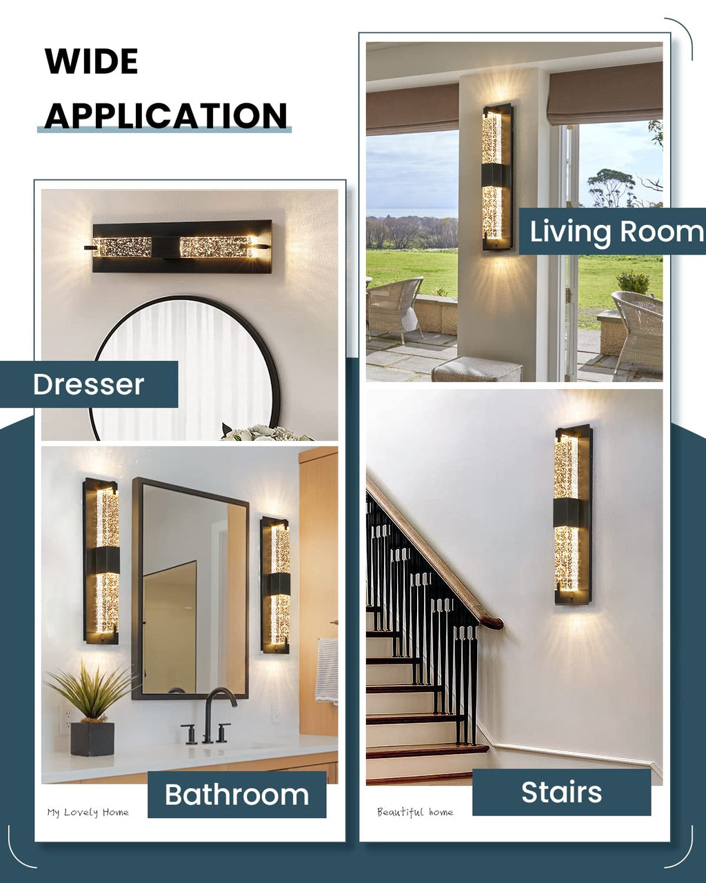 WOSHITU LED Wall Sconce Light: 11 Inch Gold Modern Sconces Wall Lighting 3000K Dimmable Crystal Wall Lamps Indoor Bathroom Sconce Wall Mount Light Fixtures for Living Room/Bedroom/Hallway