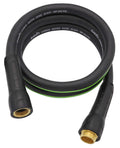 Hybrid Lead In Garden Hose 5/8 IN. x 6 FT, Heavy Duty, Lightweight, Flexible with Rotatable Grip Handle and Solid Brass Fittings
