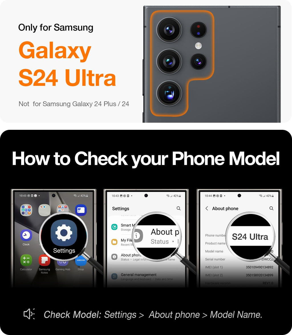 TORRAS Strong Magnetic & Seamless Stand for Samsung Galaxy S24 Ultra Case, Fit for MagSafe, Mil-Grade Drop Protection, Kickstand for Samsung Galaxy S24 Ultra Case, Translucent Back/Black Edge