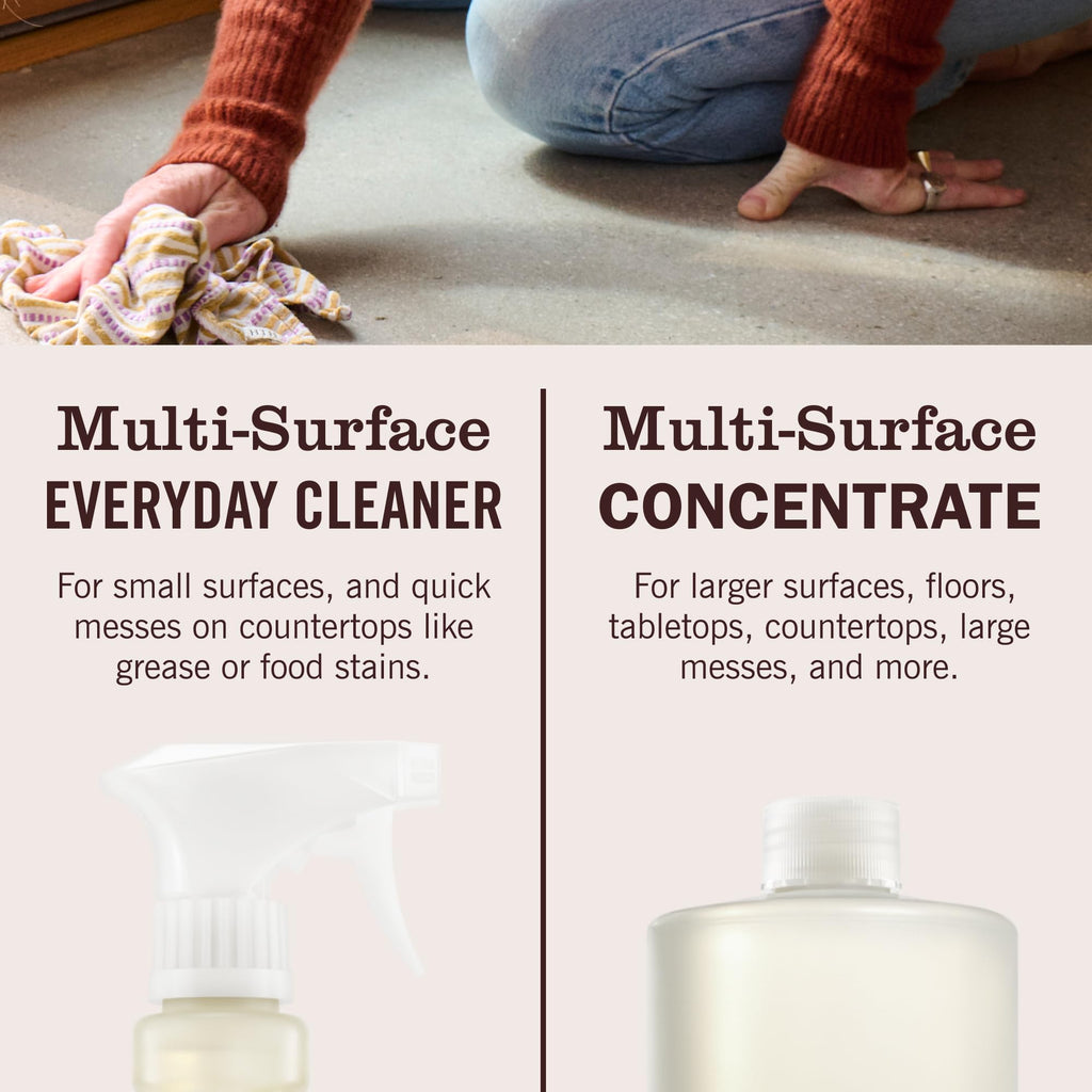 MRS. MEYER'S CLEAN DAY Multi-Surface Cleaner Concentrate, Use to Clean Floors, Tile, Counters, Lavender, 32 fl. oz