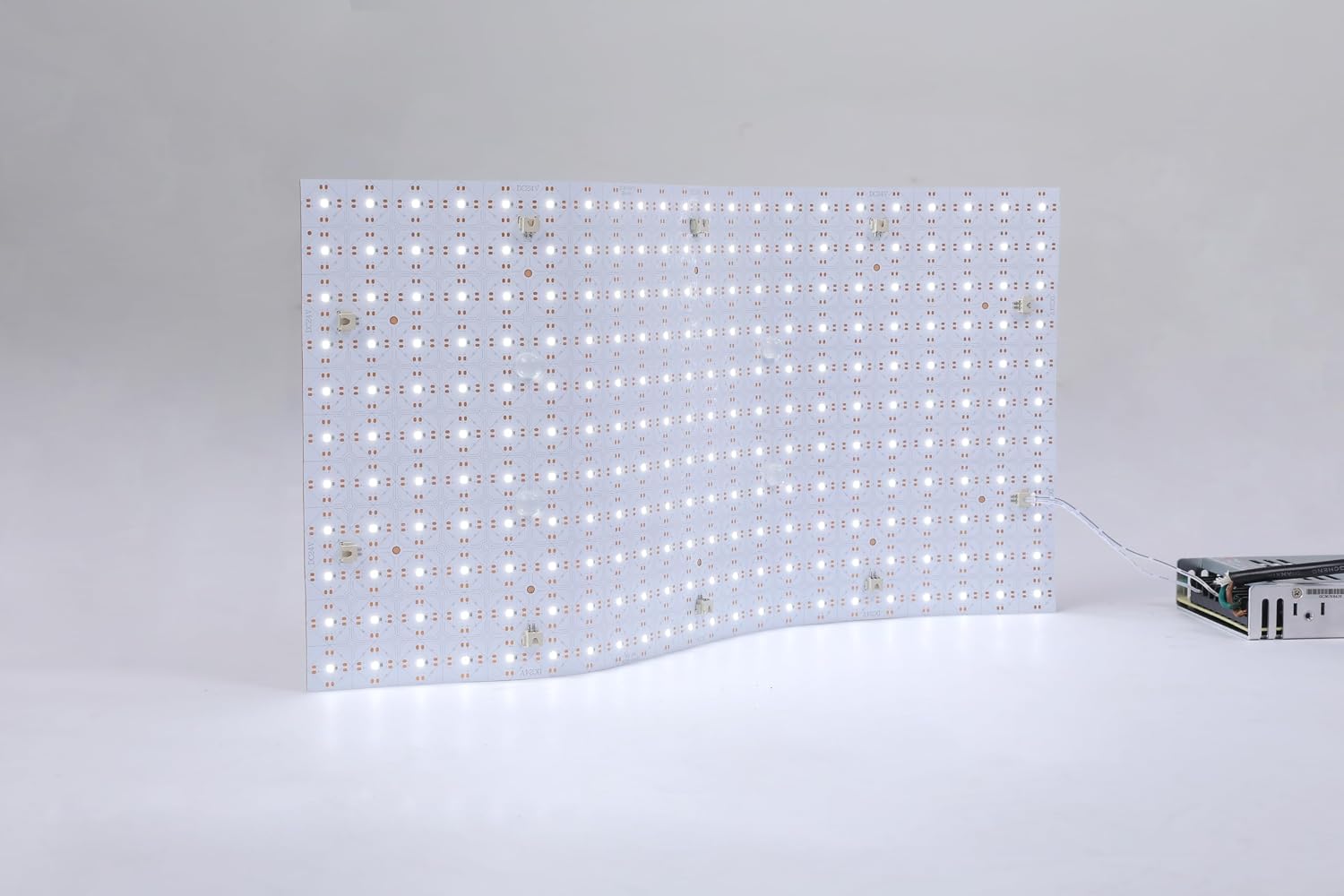 4PCS Soft LED Backlight Sheet, 28W, 6000K White, 19.3X9.6 inch | Flexible, Cuttable, Translucent Countertop backlight, Indoor Use