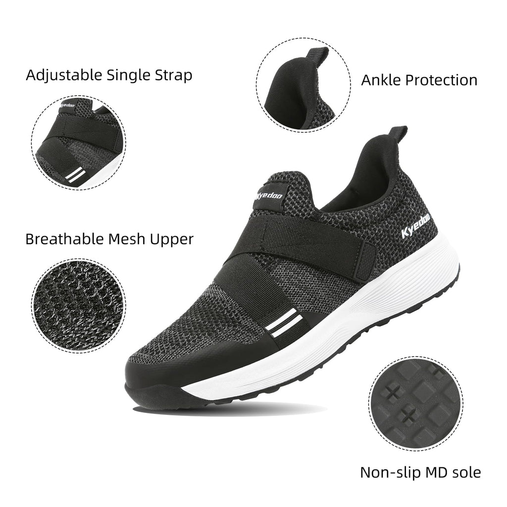 Kyedoo Men‘s Indoor Cycling Shoes Compatible with SPD Cleats, Comfortable Walkable Bike Shoes, Cleats Included