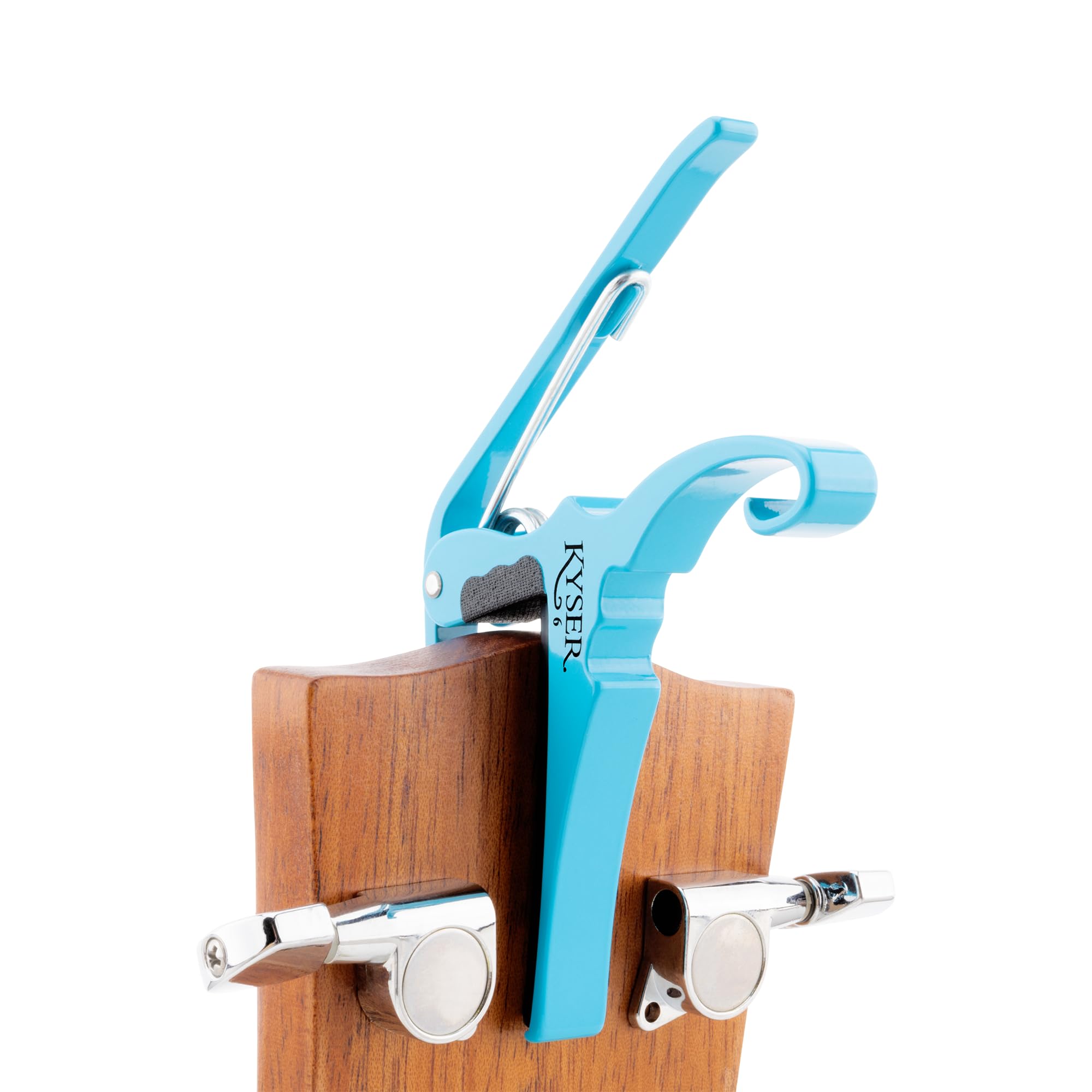 Kyser Musical Products Quick-Change Guitar Capo, KG6ABA, Abalone - For 6-String Acoustic Guitars, Made in USA, Quality, Strong, Lightweight, Quick & Easy Key Changes, Innovative, Perfect Fit