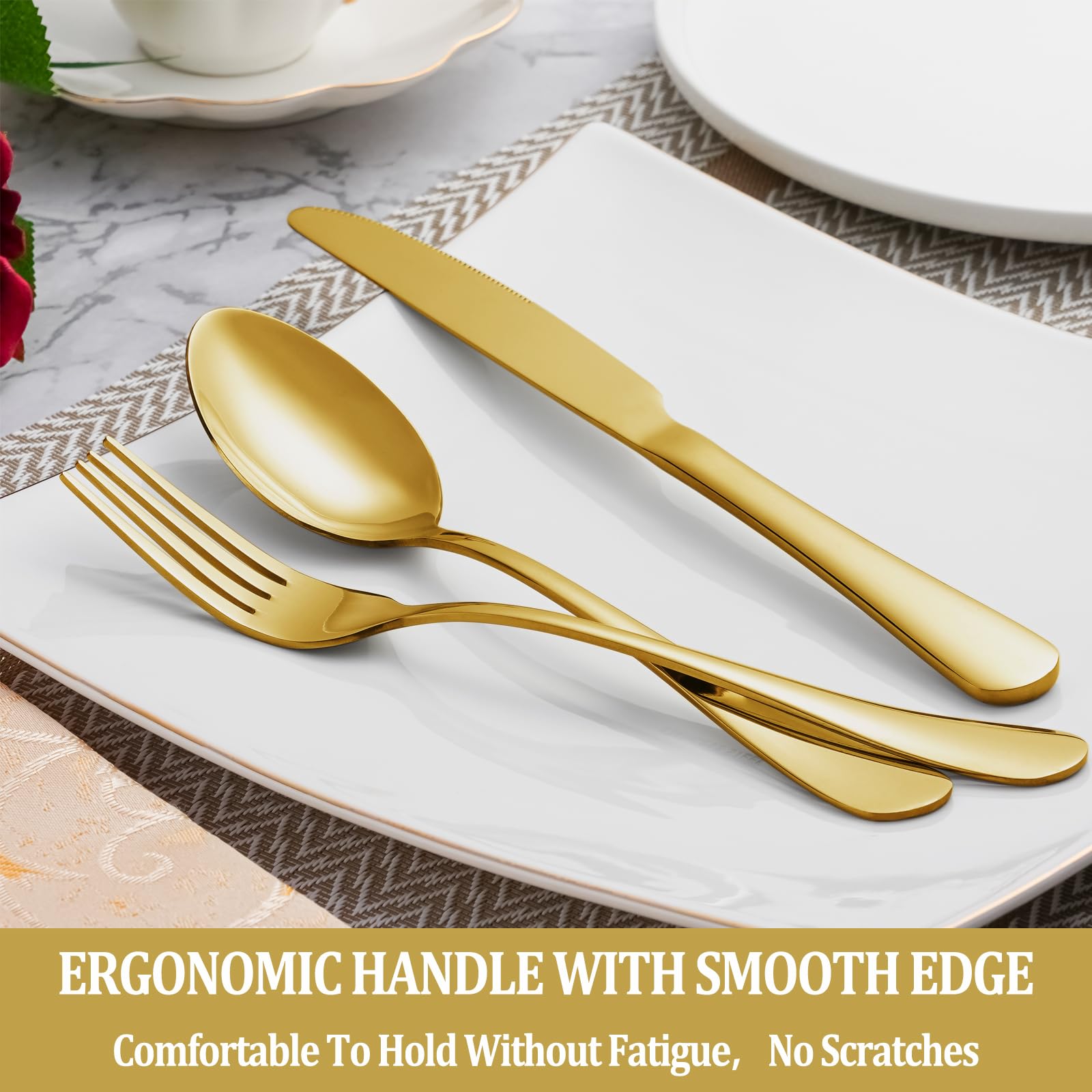 8 Pieces Dinner Forks Set, Food-Grade Stainless Steel Forks, Silverware Forks for Home, Kitchen or Restaurant, Mirror Polished, Dishwasher Safe - 8 Inch