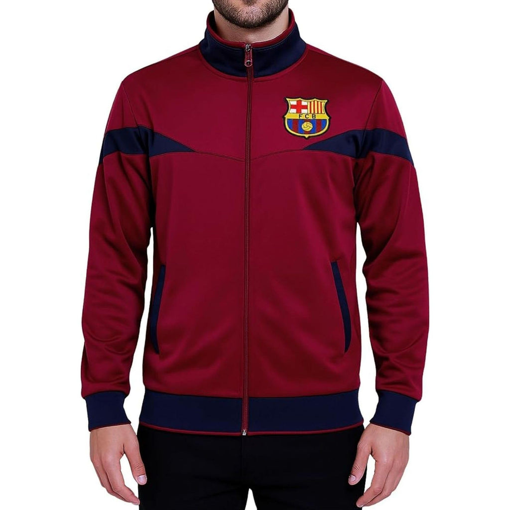 Icon Sports Officially Licensed FC Barcelona Soccer Track Jacket - Unisex Adult